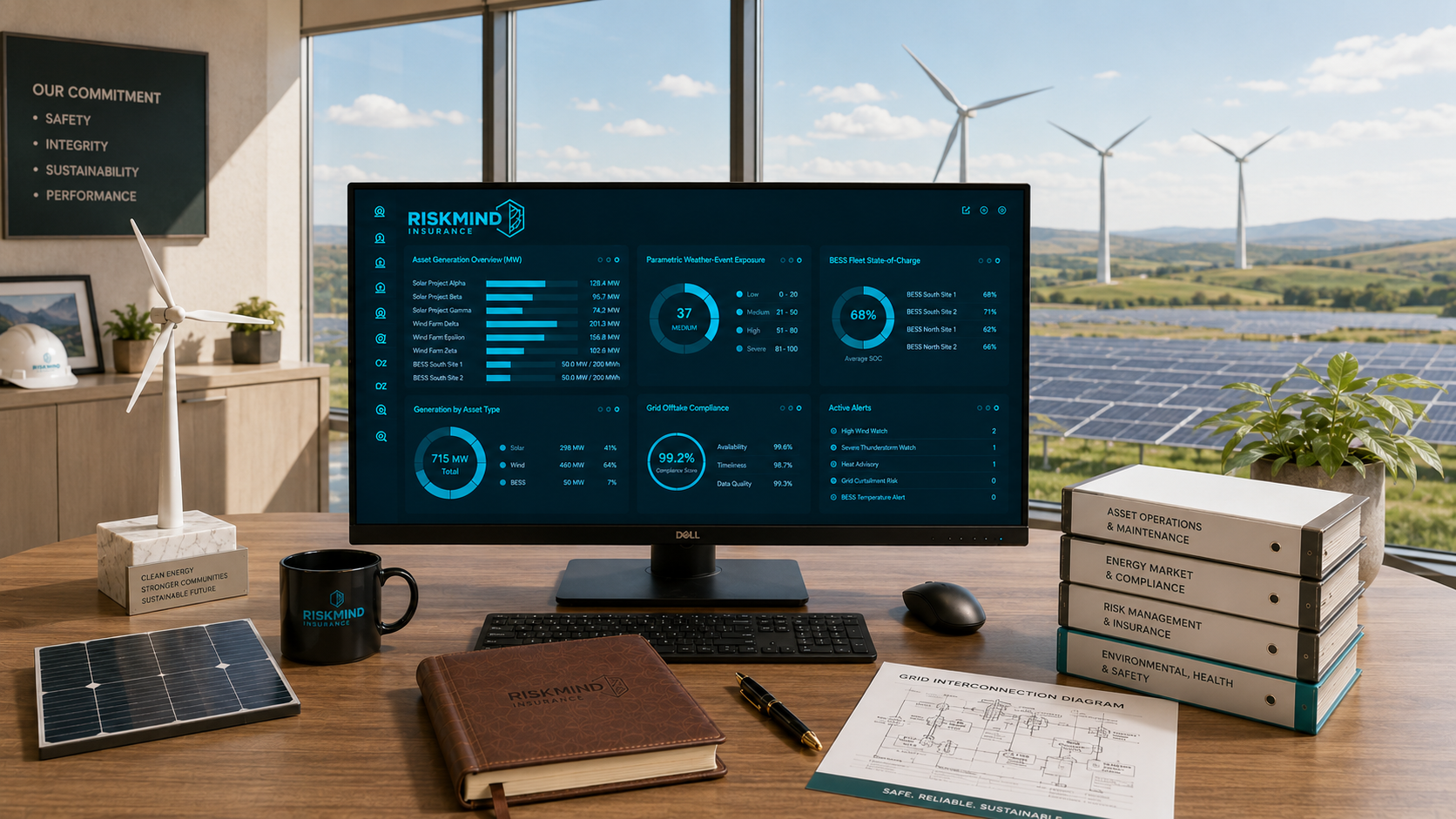 Energy & Renewables: editorial photograph for the industry hero card